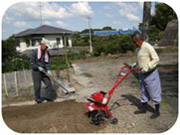 つむぎの里：作業